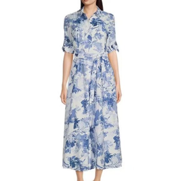 NEW SHIRT DRESS CALVIN KLEIN 100% COTTON - Picture 6 of 7